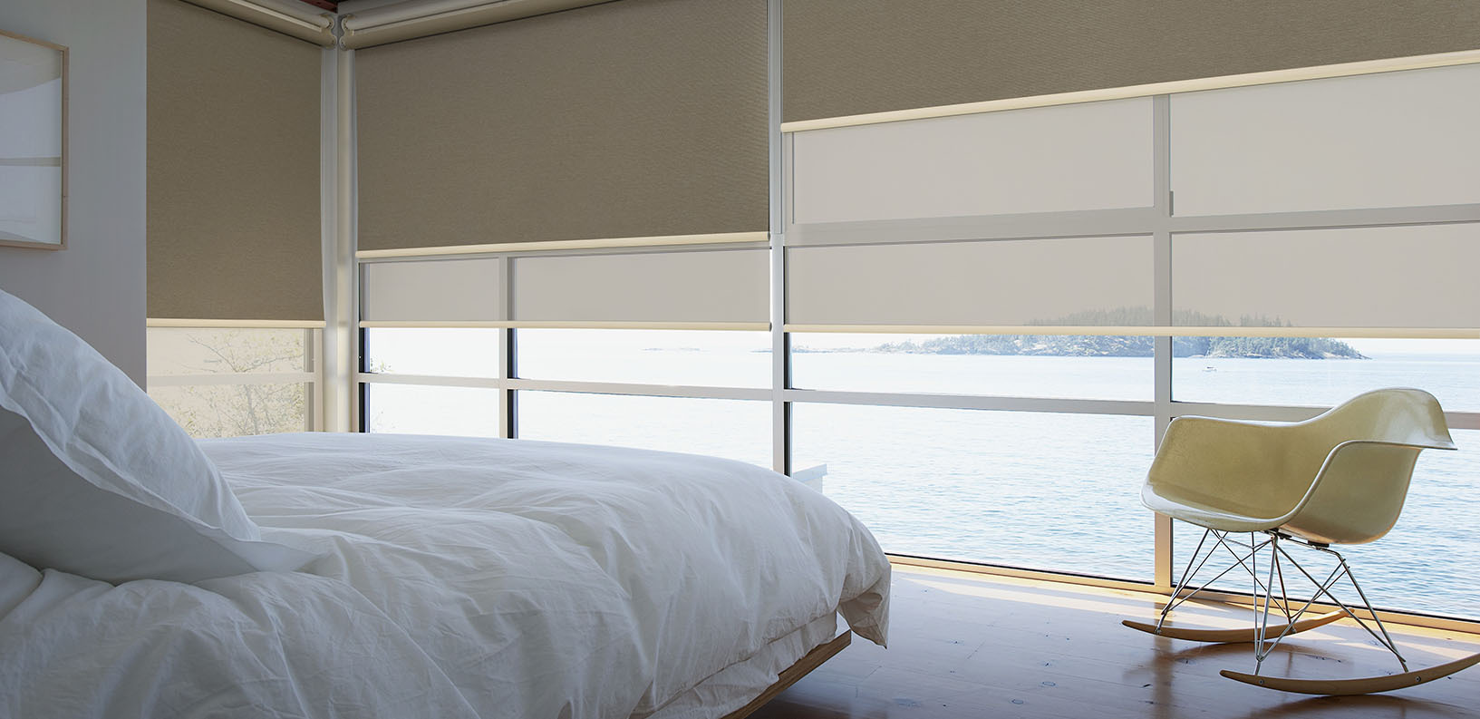 Bedroom With Waterfront Window