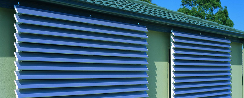Luxaflex Products External Collection Metal Louvre Awnings Fixed Trinidad